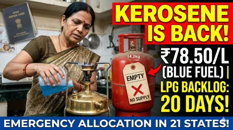 Kerosene Makes a Comeback Govt Issues Emergency Fuel Allocation Amid LPG Supply Shortages